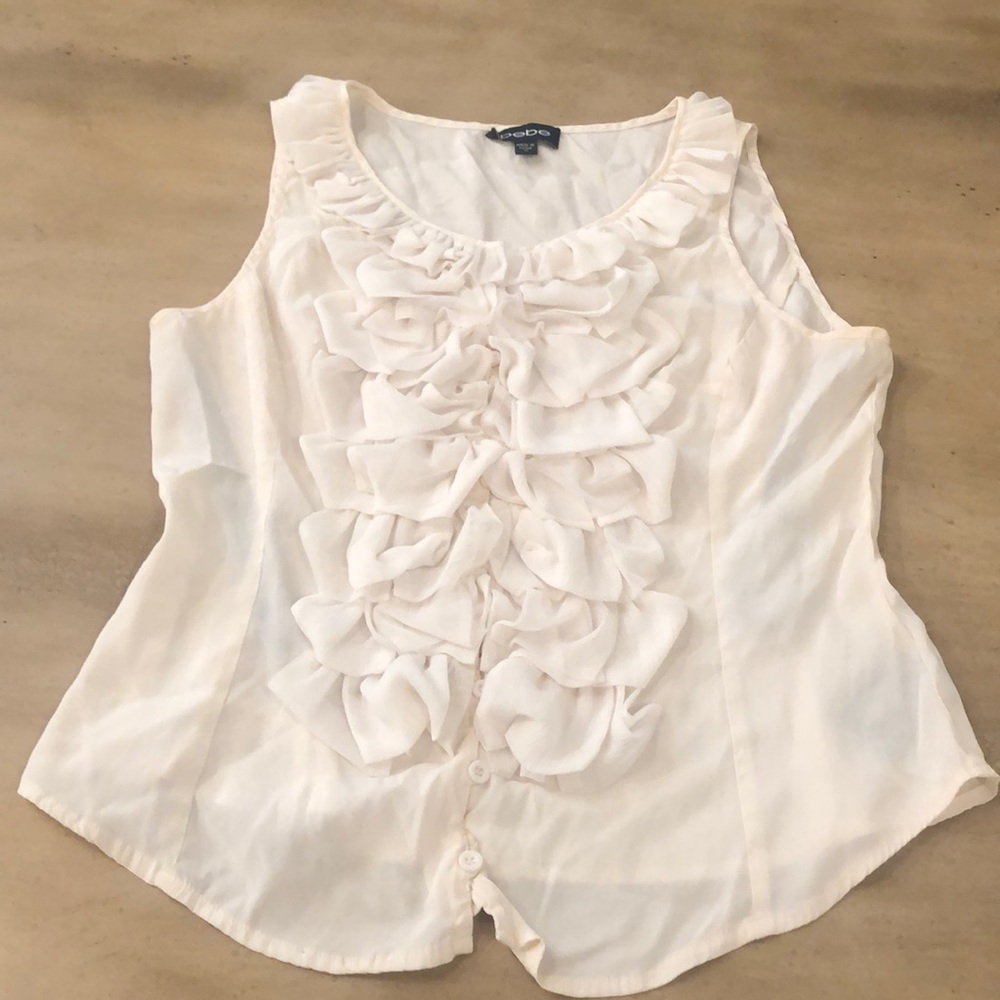 Bebe Cream Blouse